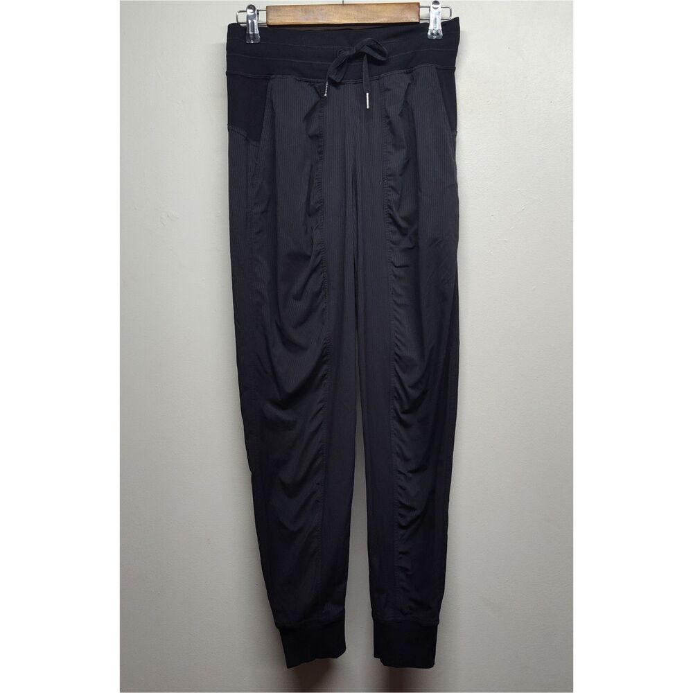 Lululemon Dance Studio Mid Rise Joggers Women 4 Black Athleisure Activewear